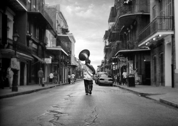 Photograph Jimmy Williams Sousaphone New Orleans on One Eyeland
